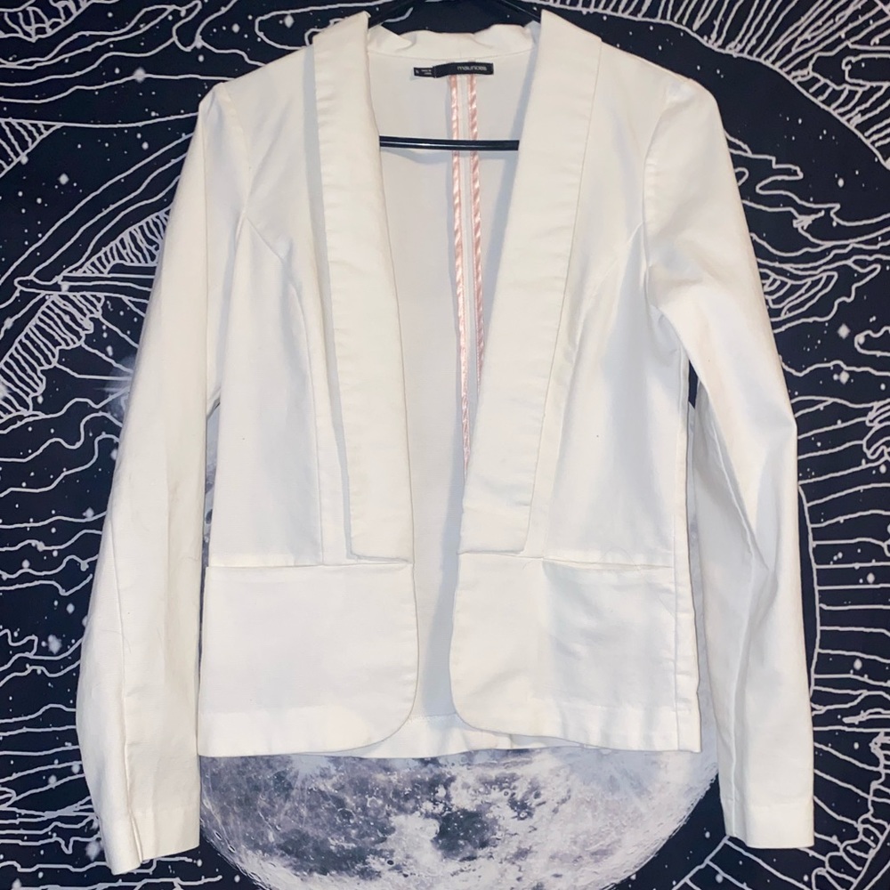 White Maurices blazer size S